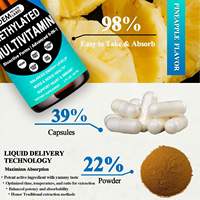 Gouttes liquides multivitaminées méthylées OEM 8 en 1, Complexe B méthylé, B12, Folate, TMG pour l'énergie et le cerveau (MTHFR)