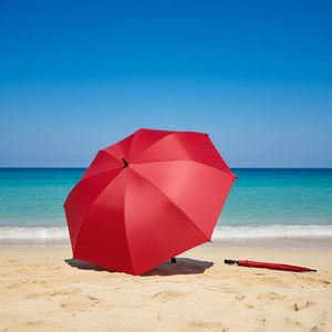 Promotion 2024 Unique <b>Foldable</b> Golf Classic Outdoor Colorful UV High Quality Commercial Straight <b>Umbrella</b> with logo - Product Image 1