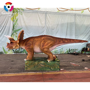Dinosaurio Animatrónico de Fábrica, Modelo de Triceratops que Pone Huevos para Parque Temático - Product Image 3