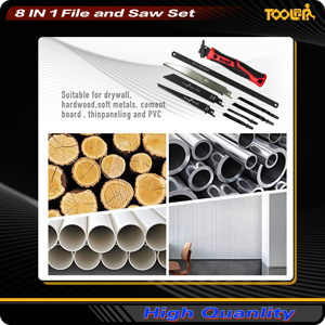 8-इन-1 मल्टी ब्लेड हैंड ने देखा ब्लेड त्वरित परिवर्तन तंत्र ड्रेवॉल कटर हैकसॉ धातु स्टील 150 मिमी प्लास्टिक हैंडल देखा - Product Image 4