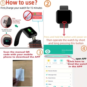 นาฬิกาอัจฉริยะมัลติฟังก์ชั่นสำหรับผู้ชายผู้หญิงสำหรับเชื่อมต่อโทรศัพท์เครื่องเล่นเพลงฟิตเนสสร้อยข้อมือกีฬาเครื่องวัดการนอนหลับ 1.44 นิ้ว TFT - Product Image 2