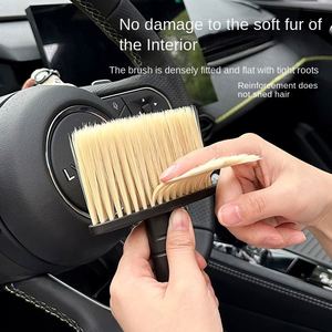 Brosse de nettoyage pour fentes et aérateurs de voiture en plastique ABS, outil d'entretien intérieur, pour élimination de la poussière, vente en gros - Product Image 4