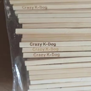 OEM en <span class=keywords><strong>bois</strong></span> de brochettes de hot-dog de bâtons de bambou carrés de 8 pouces 5 mm de diamètre accueilli - Product Image 5