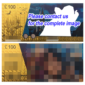 Custom Movie Souvenir Gold Plated Ticket Polymer Bank Notes Plastic <strong>Banknote</strong> - Product Image 2