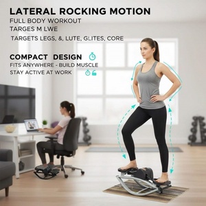 <span class=keywords><strong>Stepper</strong></span> Fitness Portatile in Metallo a Basso Impatto per Allenamento Domestico, <span class=keywords><strong>Stepper</strong></span> Fitness con Movimento Laterale - Product Image 5