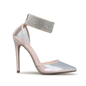 Verano de 2020 sexy simple de brillo de tacón alto damas claro Sandalias de tacón - Product Image 4