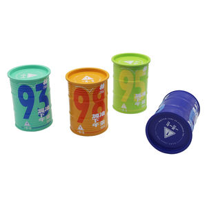 Fabricante cilíndrico banco de monedas Euro Dólar de EE. UU. Metal lata hucha cajas de ahorro de dinero caja de estaño moneda ahorro banco - Product Image 5