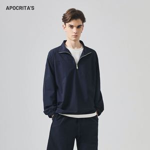 OEM/ODM Men's Spring Casual Windbreaker Jacket Spandex/Nylon Material Turn-down Collar Zipper Closure Thick Fabric