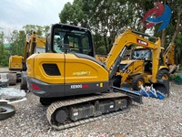 Excavatrice sur chenilles hydraulique XCM-G XE60G PRO d'occasion à haut rendement, à bas prix et très demandée, pour travaux routiers avec accessoires