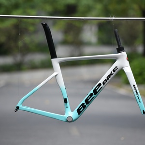 Cadre de vélo de route BeeBIKE RBCV2010 700C entièrement en carbone poli, câblage interne dissimulé, fixation plate pour freins à disque, <span class=keywords><strong>axe</strong></span> traversant, cadre léger - Product Image 5