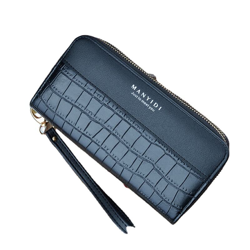 Luxury Designer Women's Wallet Long Double Zipper Clutch