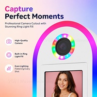 Photomaton portable pour événements de fête, remise de diplômes, mariages, avec iPad et appareil photo reflex numérique, pour selfies en libre-service