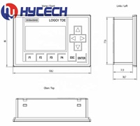 Dispositivo de Visualización de Texto SIEMENS PLC LOGO TDE de 6 Líneas y 2 Puertos Ethernet 6ED1055-4MH08-0BA1 para Programación de PLC LOGO 8 Industrial