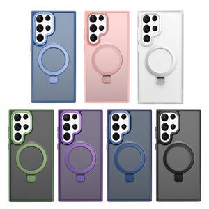 เคสโทรศัพท์แม่เหล็กสุดอินเทรนด์สำหรับ Samsung Galaxy เคสป้องกันแบบ Ultra Plus S24 S25พร้อมขาตั้งสำหรับ Samsung S25 S24 - Product Image 2