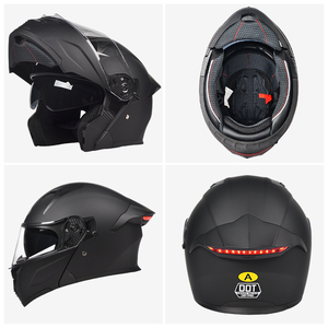 Mũ bảo hiểm xe máy kiểu mở mặt, đèn hậu LED giảm giá, chất liệu ABS, kiểu dáng mô-đun, lật được, đạt chuẩn DOT, kính chắn gió kép, sử dụng được quanh năm, khóa đôi D, miễn phí - Product Image 5