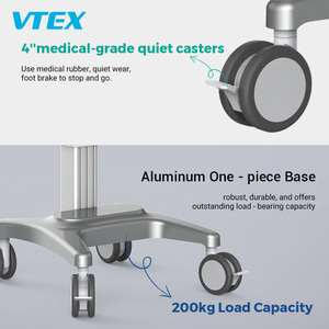 Y Tế Mới Xe đẩy AIO PC Màn hình điều Dưỡng Điều Trị Bệnh viện thiết bị y tá máy tính di động máy trạm làm việc giỏ hàng với màn hình cảm ứng - Product Image 6