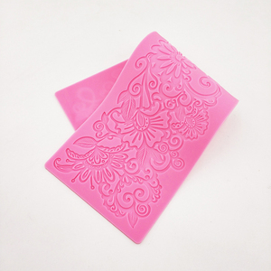 YS fai da te tappetino in pizzo per torte fondente stampi per dolci floreali con fiori e fiori che decorano cioccolato in Silicone strumenti per fare torte - Product Image 6