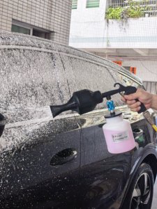 Adjustable Nozzle 6.5/8mm <strong>Interface</strong> Double Tube Foam Gun Car Wash Gun 60-120PSI 504g Lightweight for Commercial Car Wash - Product Image 5