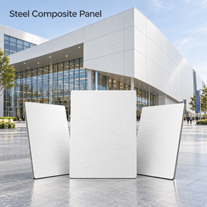 Panneau composite en acier plaqué érable 4 mm pour revêtement de portes de meubles - Product Image 1