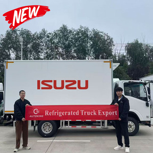 Congélateur Food Trucks NNR NPR KV100 Camion léger réfrigéré 6 roues 4*2 Isuzu Refrigerator Van Car - Product Image 1