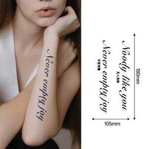 Arm Sketch Flower Temporary <b>Tattoo</b> Sticker Scar Cover Herbal Body Art Decal Water Transfer <b>Paper</b> for Professional Party Use - Product Image 3