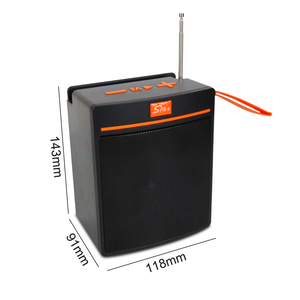 SING-E ZQS819 Enceinte solaire FM d'extérieur avec connexion TWS, égaliseur réglable et conception antichoc pour chantier de construction - Product Image 3