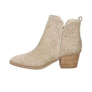Bottines Western pour femmes Carmela, beige, talon de 6 cm, mi-mollet, pointures 37, 38, 39, 40 - Product Image 2