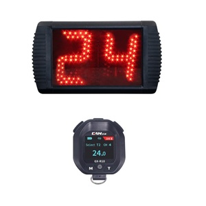Handgehaltene Stoppuhr mit 50m Reichweite, LED-Digitalanzeige, Basketball-Spieluhr für 12s, 14s, 24s Schusszeitmessung bei Multisport-Wettkämpfen - Product Image 1