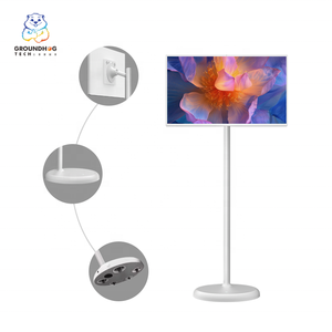 Smart TV Android portable de 32 pouces avec écran tactile Jeux de fitness et publicité vidéo Support <span class=keywords><strong>IPTV</strong></span> Suivez-moi Batterie TV portable - Product Image 6