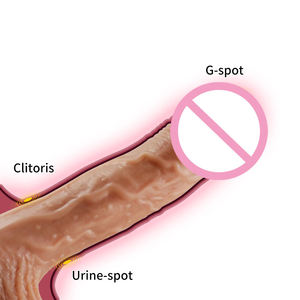 Fabrieksprijs Grote Maat Paar Zachte Echte Penis Seksspeeltjes Realistische Siliconen Dildo Voor Volwassen Mannen Vrouw - Product Image 5