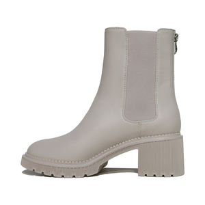 הסיטונאי מגפי קרסול מותאם אישית עקבים רוכסן למעלה אופנה חורף גובה הגדלת נעליים נשים - Product Image 2