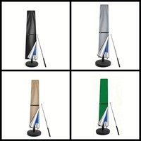 Housse de protection imperméable en tissu Oxford pour parasol banane ou parasol de patio extérieur, avec tige en fer, anti-poussière, >3000mm