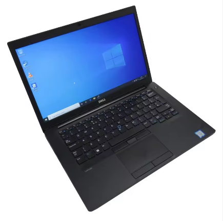 Hot Selling Used Laptops for Dell E7490 with 8th Gen Intel I7 8G RAM 256G SSD 14'' TN Panel English Keyboard
