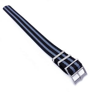 Correas de reloj de nailon de paso único, tradicional, personalizado, 20mm, 22mm, correa de sarga de espiga, venta al por mayor - Product Image 5