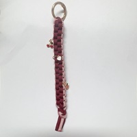 2025 nouveau Style décontracté Paracord porte-clés Design de luxe porte-clés pendentif à breloque printemps boucle sac porte-clés suspendu