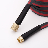Tuyau haute pression en polyester de 30 m (100 pi) avec raccords mâles et femelles ANSI de 1/2'' – Durable, anti-UV, anti-abrasion pour l'irrigation de jardin et le lavage de voitures