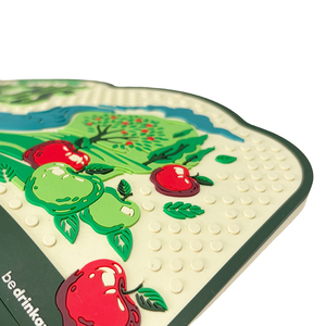 Heavy Duty <b>Silicone</b> Bar <b>Mat</b> Custom Logo Rubber Bar Runner Spill Proof Drip Tray Beer <b>Mat</b> Non Slip Countertop Pad - Product Image 6