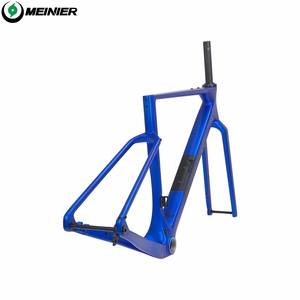 Nouveau cadre de vélo de gravier en fibre de carbone avec tailles S/M/L/XL et boîte à outils, compatible avec les roues 700c - Product Image 4