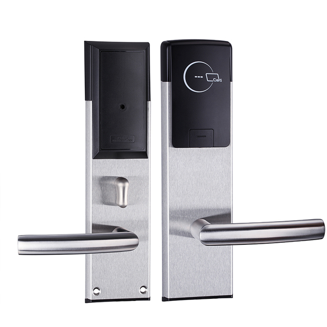 Smart Rfid Hotel Lock System, Rf Card Electronic Door Handle Lock, Smart Hotel Door Lock System Price