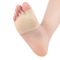 Jogmn bantalan tumit silikon untuk pelindung nyeri bantalan Metatarsal sepatu tumit Non-Slip Toe Spacer bantalan kaki depan