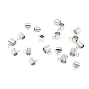 Perles entretoises en acier inoxydable, formes variées, anneaux cylindriques soudés pour la fabrication de bracelets, accessoires de bijoux DIY - Product Image 2