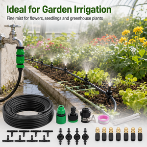 Kit de Riego por Goteo de Alta Resistencia, Sistema de Riego Automático para Jardín con Control de Volumen de Agua - Product Image 1