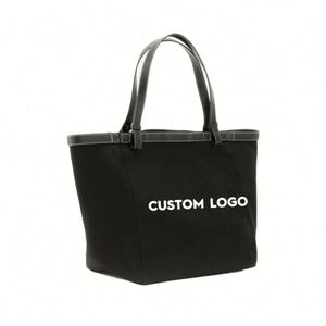 New Tide Lazy Style Simple <b>Large</b> Capacity Thickened Tote <b>Canvas</b> Handheld Shopping One Shoulder Women's Student School <b>Bag</b> - Product Image 4