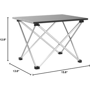 Tavolo pieghevole in alluminio portatile Premium per campeggio da spiaggia picnic e barbecue facile da trasportare per uso esterno in palestra e sala da pranzo - Product Image 3