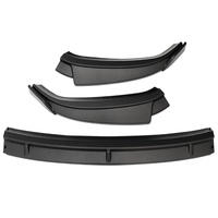 Welta Großhandel ABS Schwarzer Frontsplitter Verschleißfester Unterer Spoiler Auto-Karosserie-Kits Mod-Zierteile für VW Golf MK7.5 2018-2019