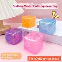 Cube d'eau anti-stress, gadget amusant, matériau TPR, jouet créatif pour enfants, sensation d'eau