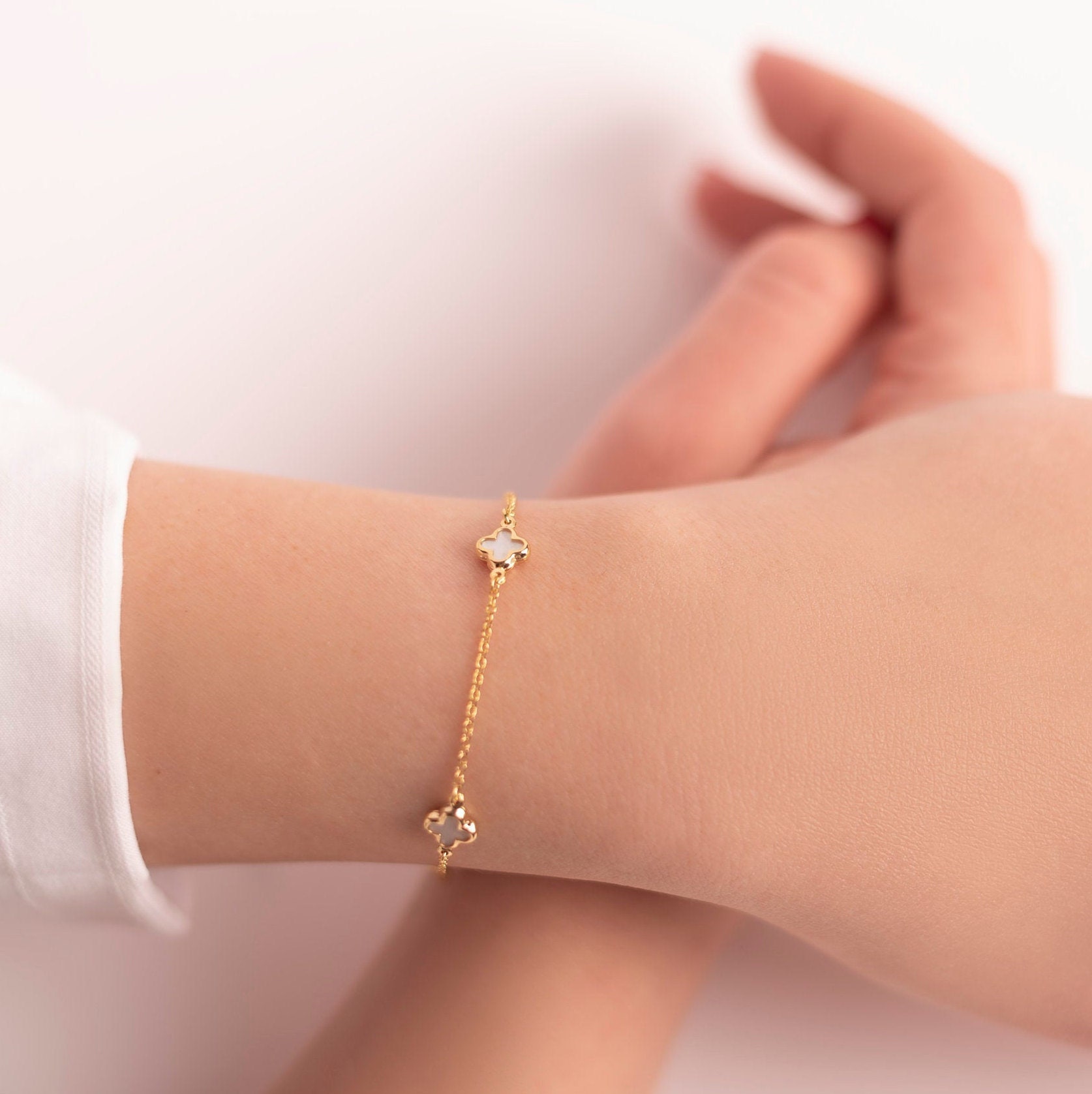 スターリングシルバーのクロスチャームブレスレット - Etsy 日本