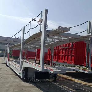 Special Offer Double Deck <b>Car</b> Carrier <b>Trailer</b> Heavy Duty Vehicle Transport Semi-<b>Trailer</b> With Hydraulic Lifting System - Product Image 1