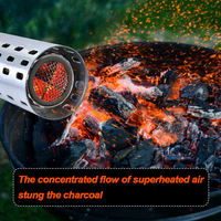 VERTAK Super Quick 2000W Allume-feu électrique pour cheminée, barbecue, grill, bois sec, charbon de bois, machine à allumer le feu, allume-feu pour barbecue