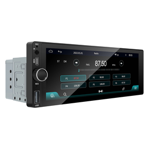 Nhịp Điệu 1 DIN Xe Đa Phương Tiện Máy Nghe Nhạc Di Động 6.86-Inch MP5 Màn Hình Với Carplay Android Auto GPS DSP & RGB Chức Năng - Product Image 1